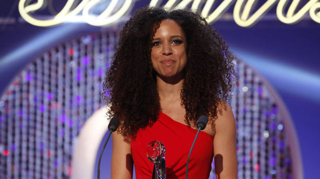 Best Newcomer: Natalie Gumede (Kirsty Soames in Coronation Street) picked up the gong at the British Soap Awards