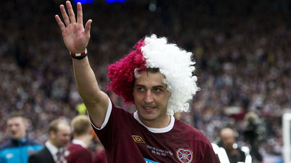 Image result for hibs 1 - 5 hearts skacel