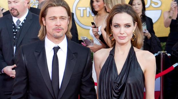 Brad Pitt and Angelina Jolie welcomed to London by neighbours