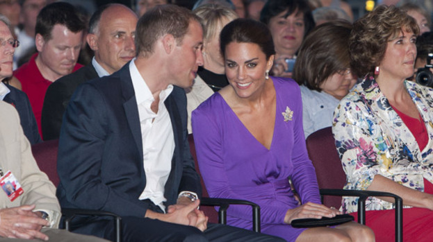 Royal day out: The Duke and Duchess of Cambridge, aka Wills and Kate, will join the Queen on the royal barge