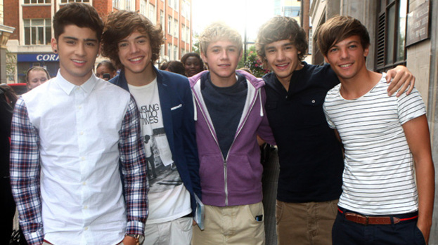 Wild Thing: One Direction tried to act rock 'n' roll on tour recently - but admitted they had a little trouble...