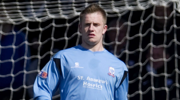 Grant Adam playing for Airdrie United in the 2012/13 season.
