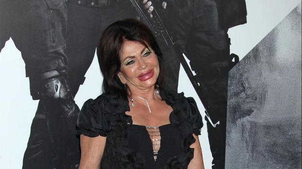 Jackie Stallone debuts striking plastic surgery