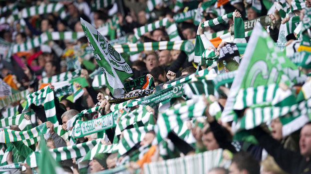 Celtic fans GV.
