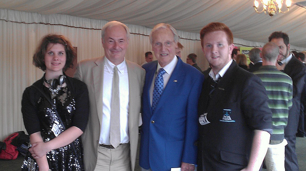  - 160917-duncanrig-pupils-james-miller-and-julia-duncan-with-broadcasters-paul-gambocini-and-nicholas-parsons