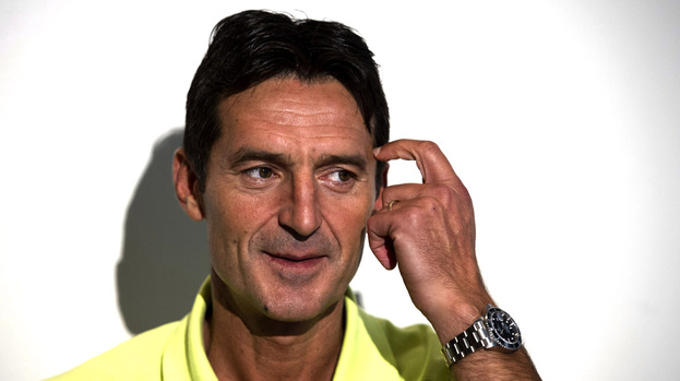 Cedomir Janevski, Macedonia manager, September 2012.