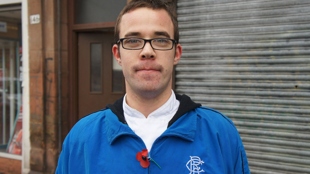 Rangers fan Stewart Provan