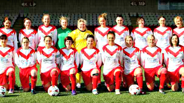 Airdrie Ladies football team, now part of Cumbernauld Colts