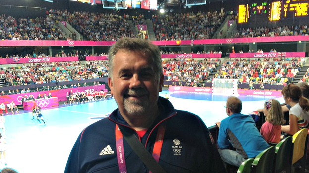 Team GB Handball coach Bill Baillie, from Cumbernauld