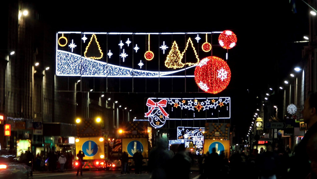 lord provost switched on christmas lights in aberdeen on lord provost switched on christmas lights in aberdeen on