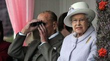 The Queen, Prince Philip, Prince Charles, Camilla and Princess Anne attending the annual Braemar Gathering in Aberdeenshire