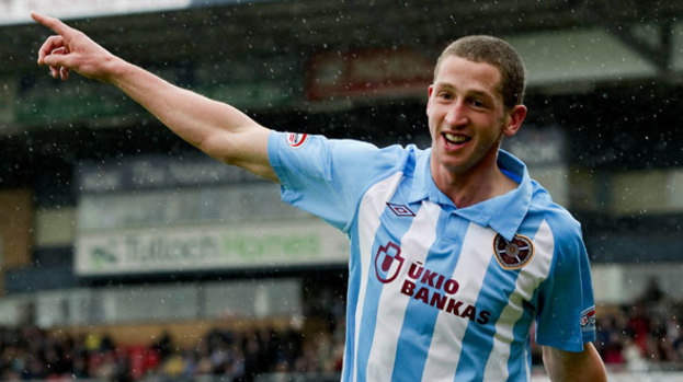 Former Hearts striker Calum Elliot.