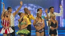 The semi finalists wave goodbye