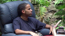 Aggro Santos chills out in the jungle