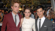 Robert Pattinson, Kristen Stewart and Taylor Lautner