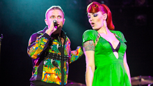 Headliners Scissor Sisters take to the stage