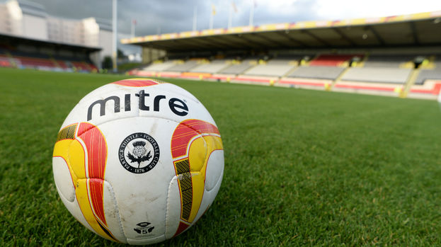 Partick Thistle ball at Firhill in August 2013.