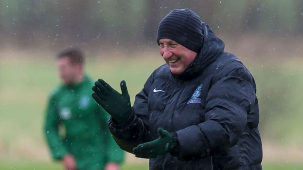 Terry Butcher, Hibernian, March 2014.