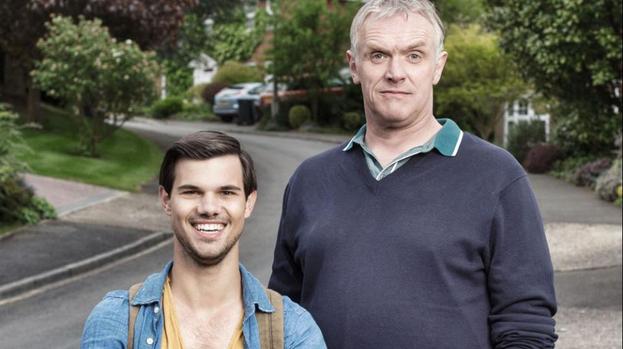 Taylor Lautner and Greg Davis