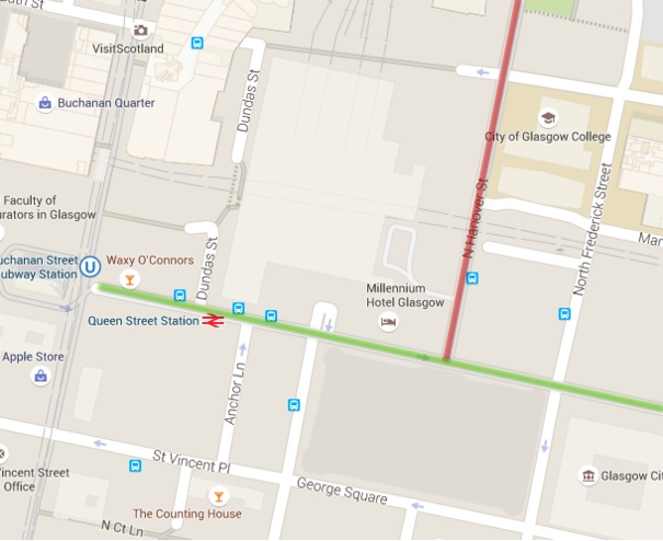 Glasgow City Council Warning Over North Hanover Street Bus Lane 