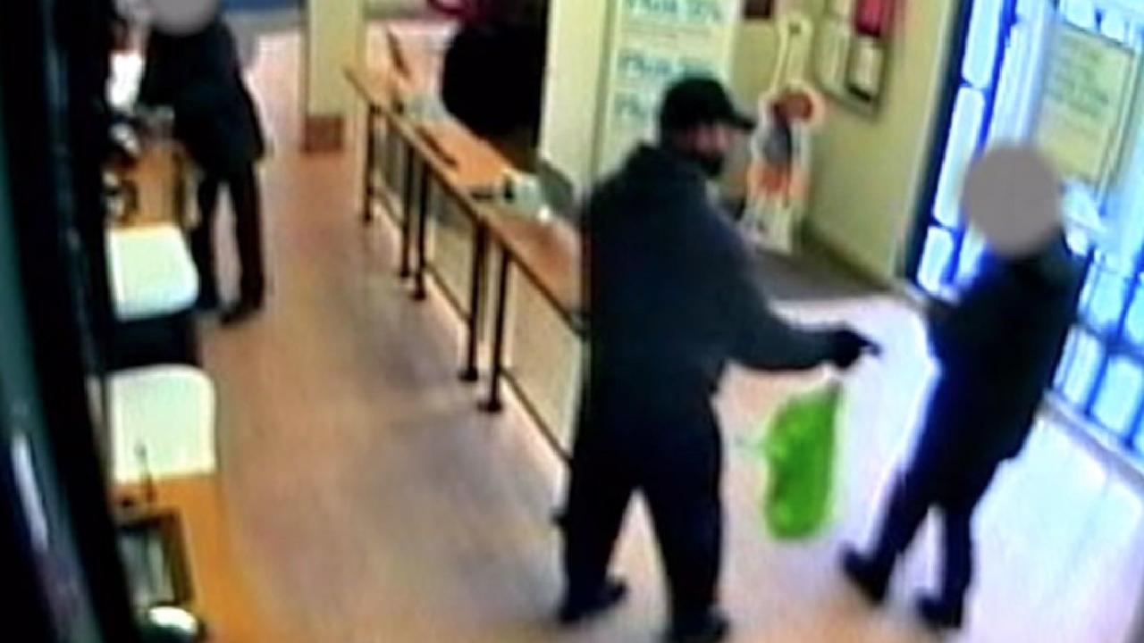 CCTV Footage Released Of Armed Bank Robbery And Bike Getaway