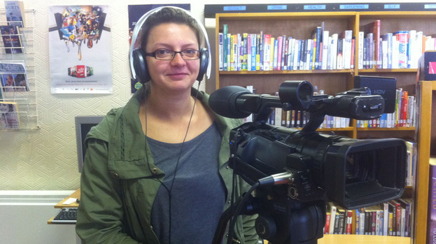 On film: Ilona Kacieja has been shooting in Craigneuk and other locations