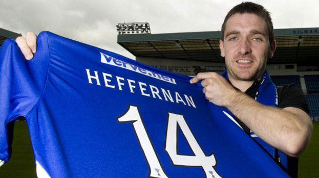 Heffernan: hoping to bring goals to Kilmarnock