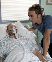 Corrie drama - Nick wakes from coma