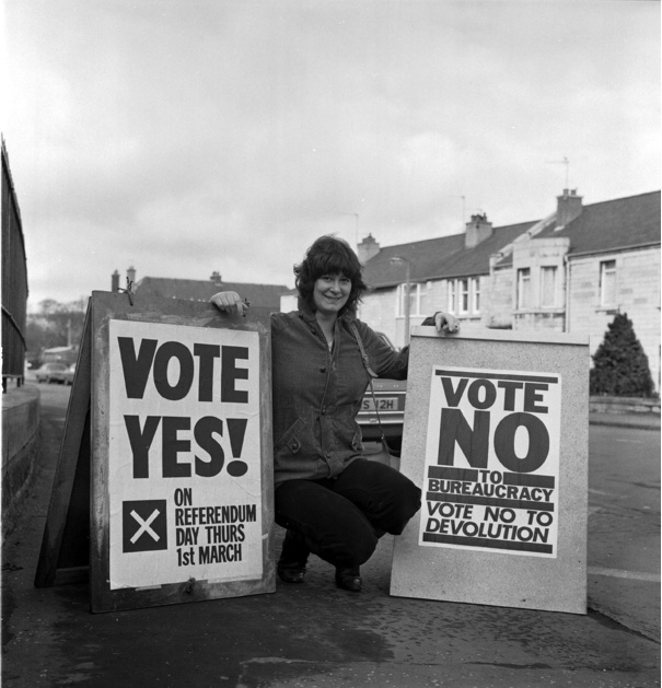 Archive photos of Scotland 1979 devolution referendum as Scotland ...